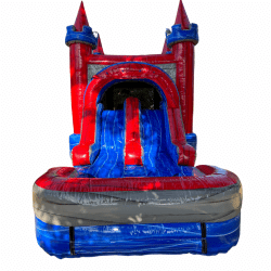 D0AAA99F 0FAB 46A3 9187 FDC77D97F665 1713316058 Castle Tower Dual Lane Combo (Wet or Dry Slide)